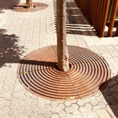 Ukrasni corten čelična rešetka